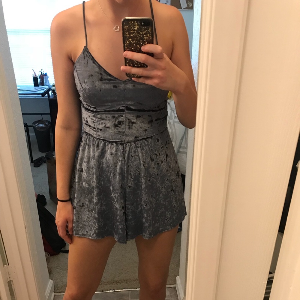 Velvet Romper - NWOT
